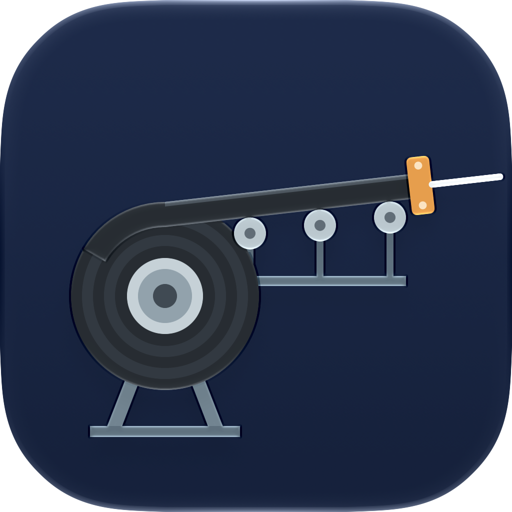 Belt Installation Maven: a belt reel paying new belt out over idlers to an orange pulling clamp and winch cable